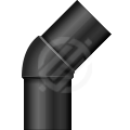 Отводы ПНД литые 45гр. SDR17