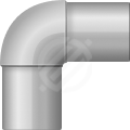 Отводы  PE-RT, тип II, литые (спигот), 90 градусов, SDR11
