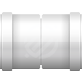Муфта ПВХ (НПВХ) соединительная, шумопоглощающая